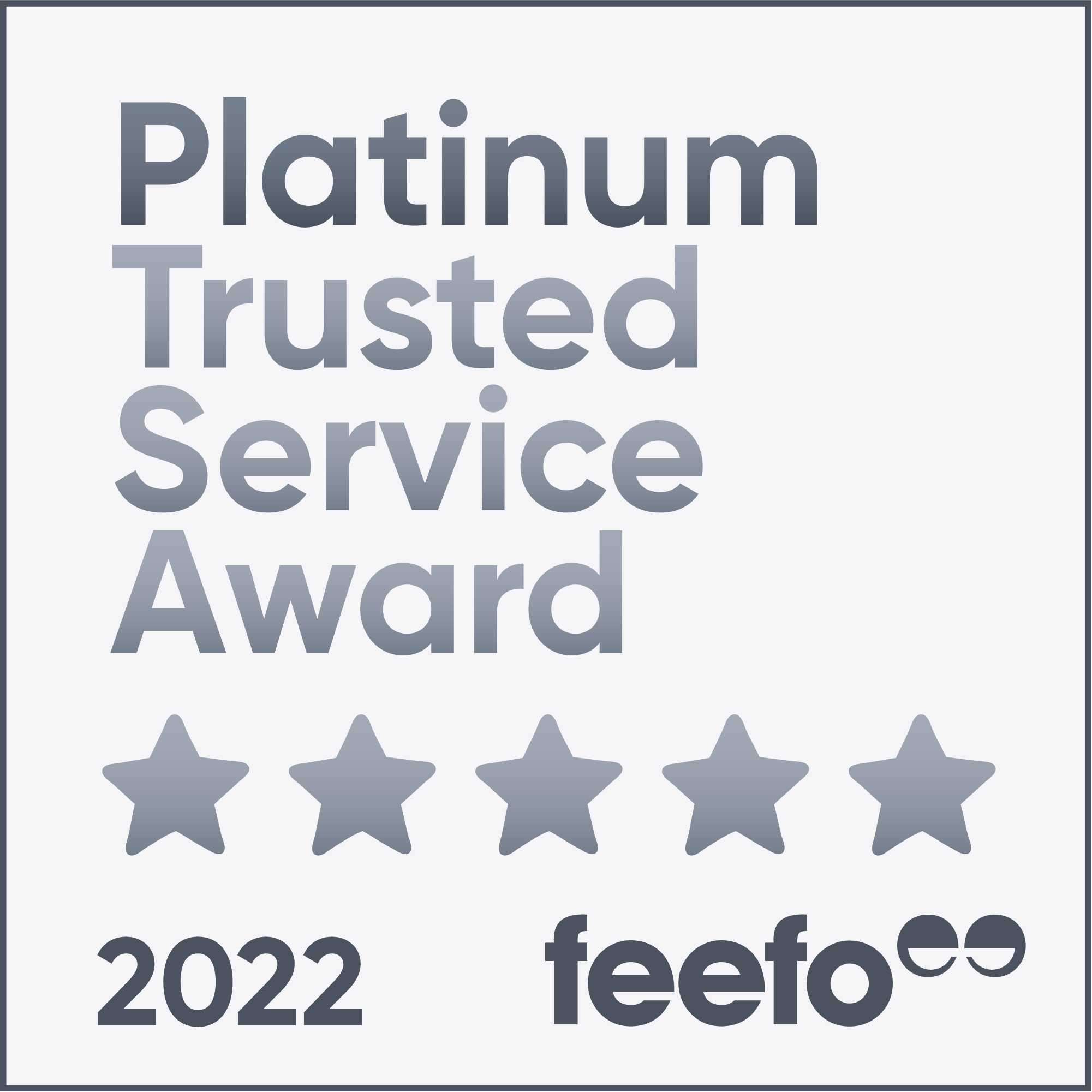 Feefo Platinum 2023